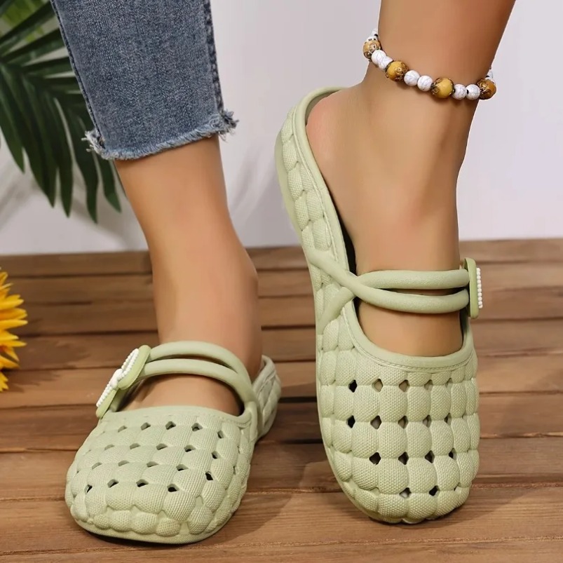 Women'S Shoes Cloud - Ciabatte da casa intrecciate da donna,
