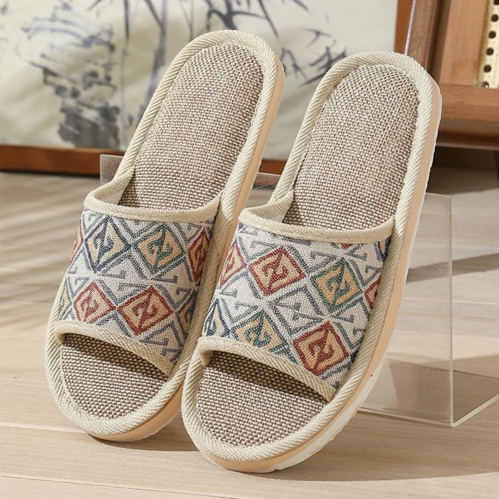 Women Shoes Sandals - Ciabatte in lino per tutte le