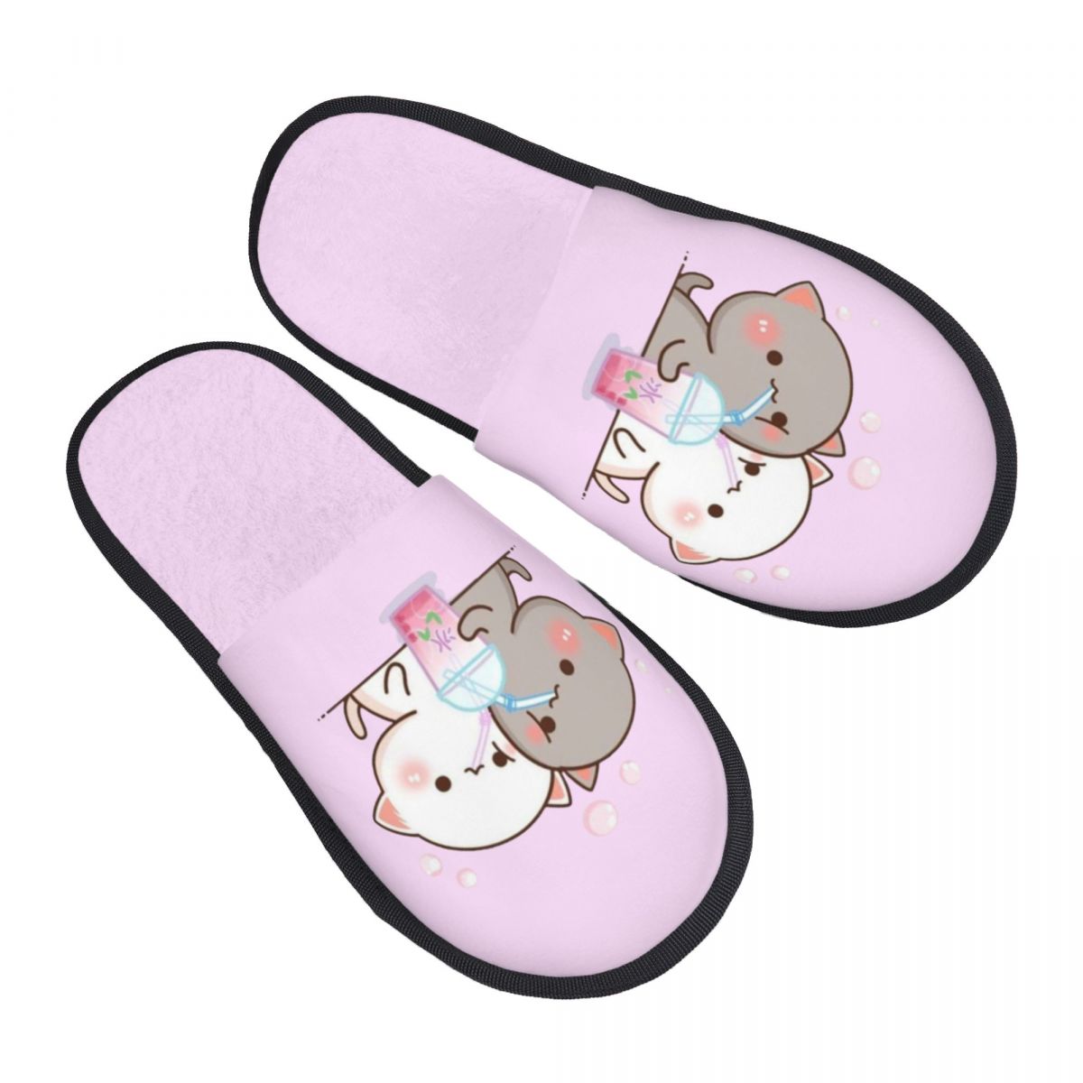 Women Shoes Mochi - Pantofole Personalizzate per Coppie Mochi Cat