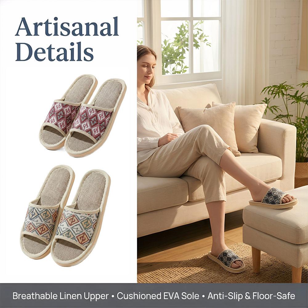 Ciabatte in lino per tutte le  - Women Shoes Sandals recensione e prezzo