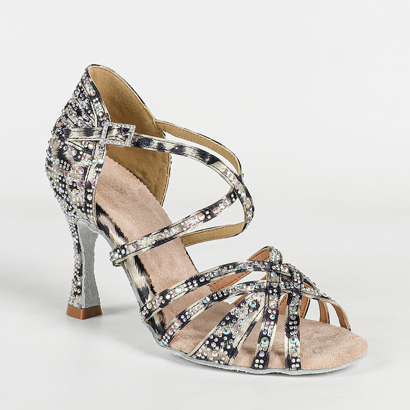 Scarpe da Ballo Latino EVK per - Leopard Print Heels recensione e prezzo